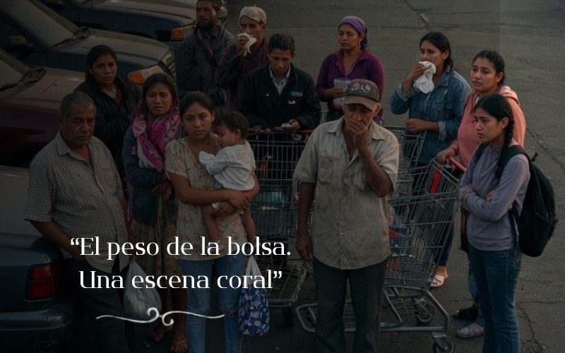 69-El peso de la bolsa. Una escena coral